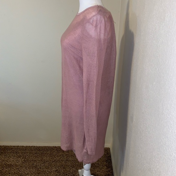 Free People Blush Lace Knit Sweater Dress - Picture 4 of 7